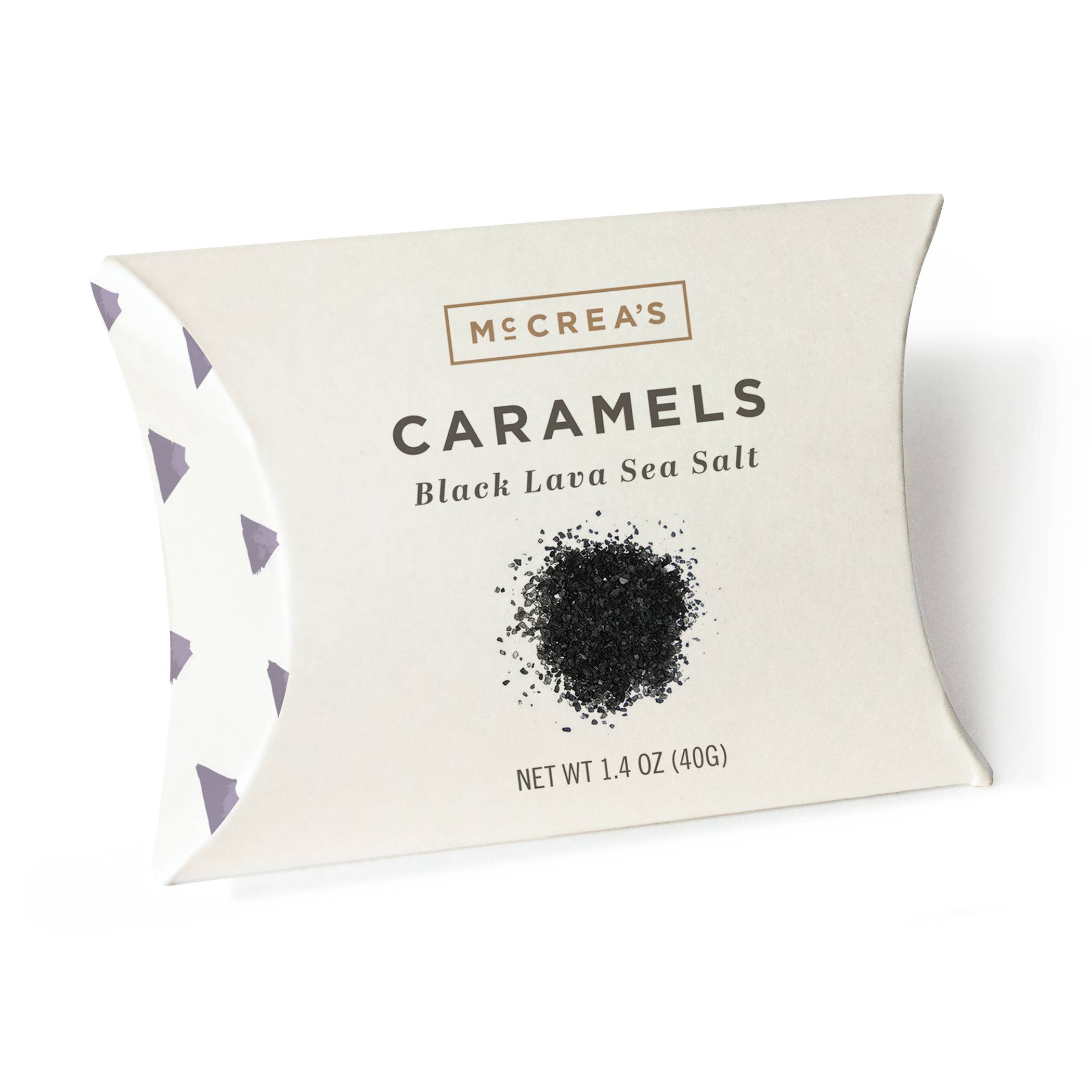 Black Lava Sea Salt Caramels – Pillow Box