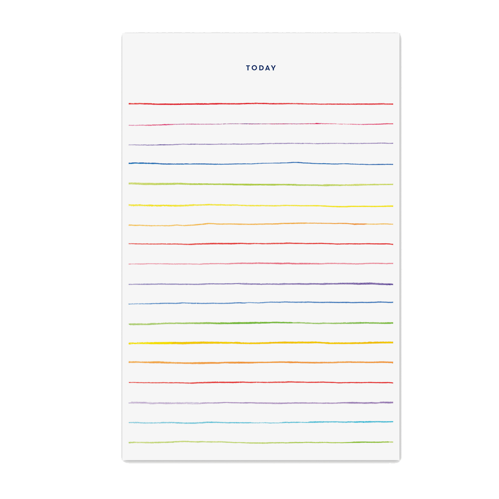 Multi Stripes — Lined To-Do Notepad