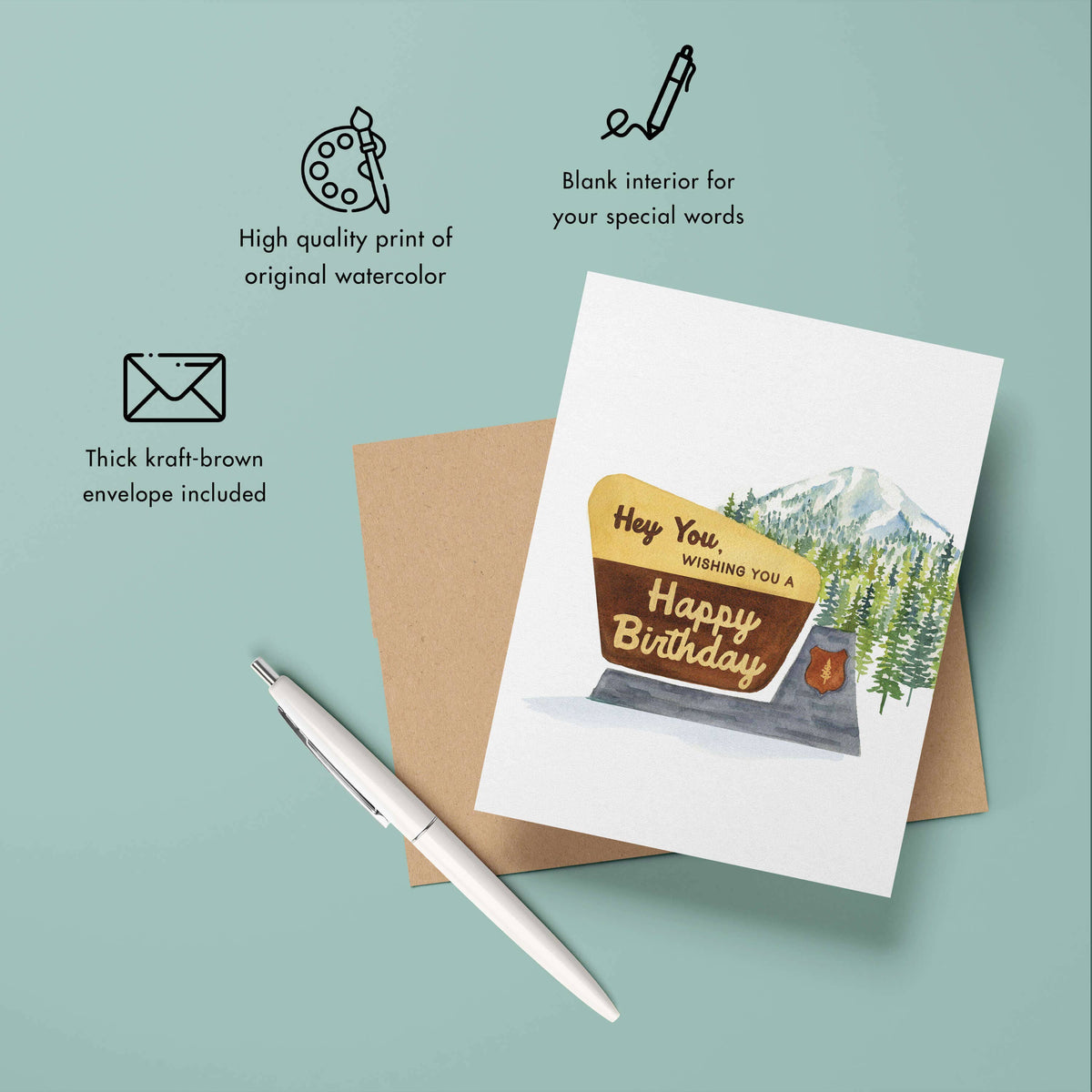 Hey You! | National Park Birthday Card