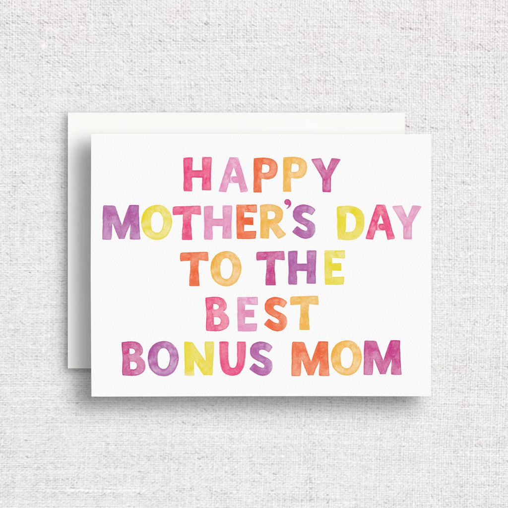 Bonus Mom Mother's Day Greeting Card