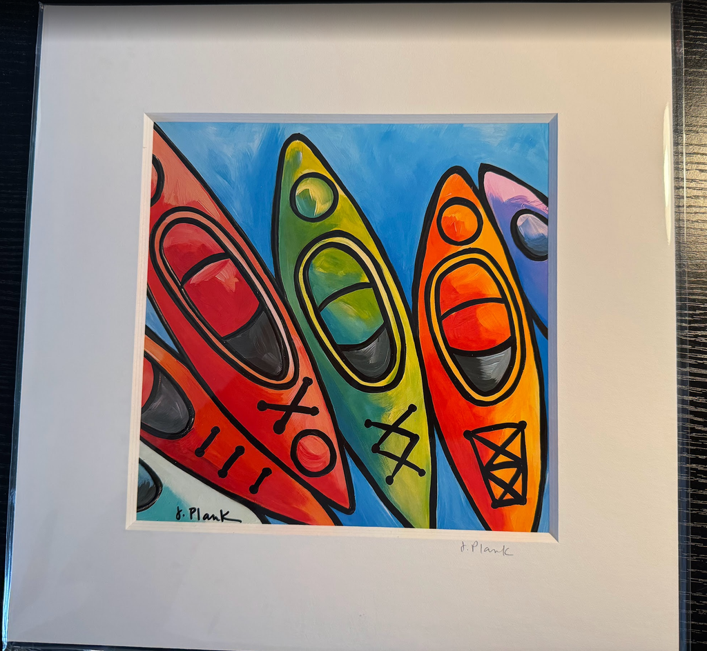 Kayaks Art Print