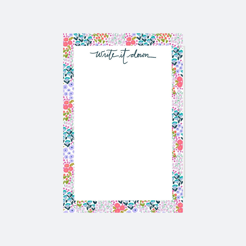 Ellender White Floral Notepad