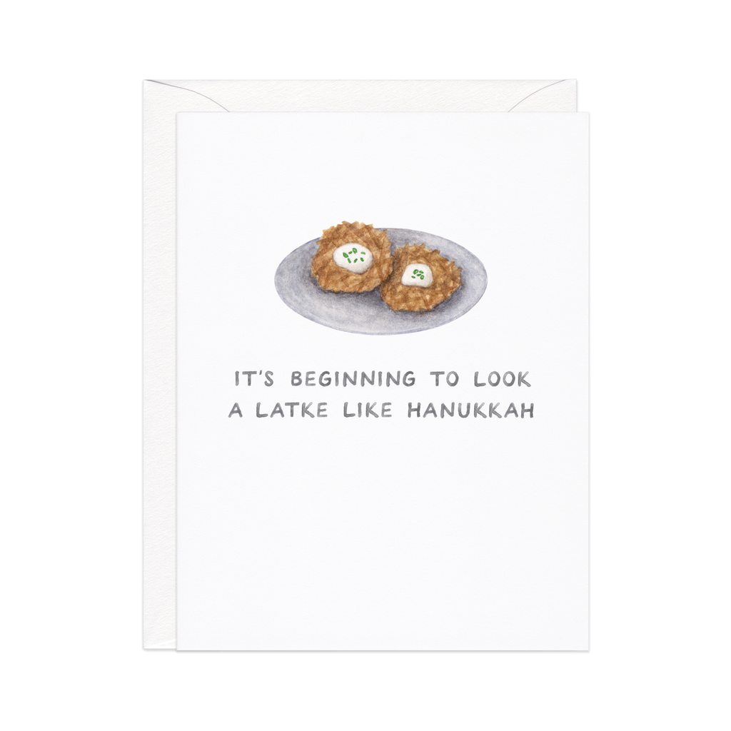 A Latke Like Hanukkah — Food Pun Holiday Card BOX SET