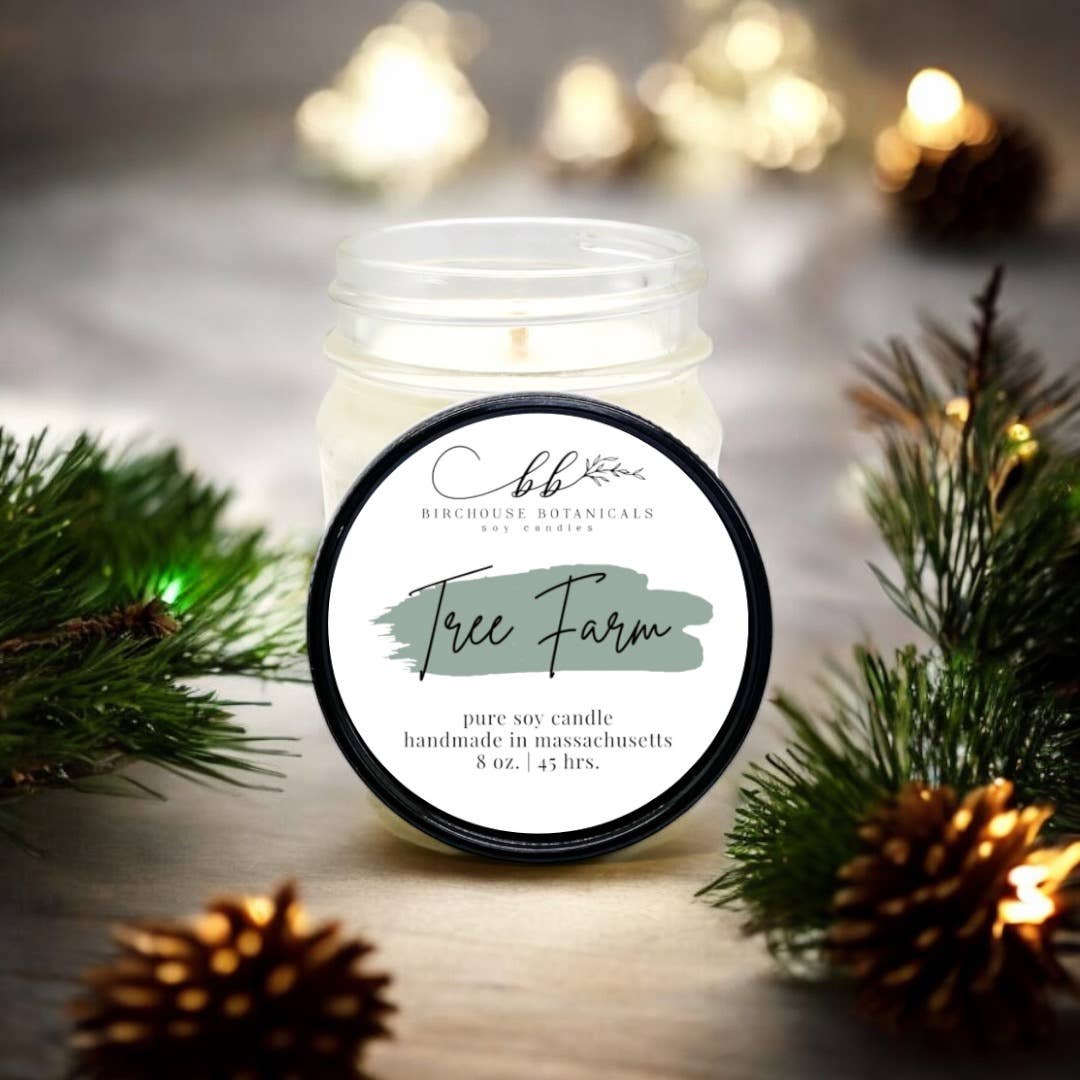 Tree Farm 8 oz. Soy Candle - Christmas Decor & Gifts