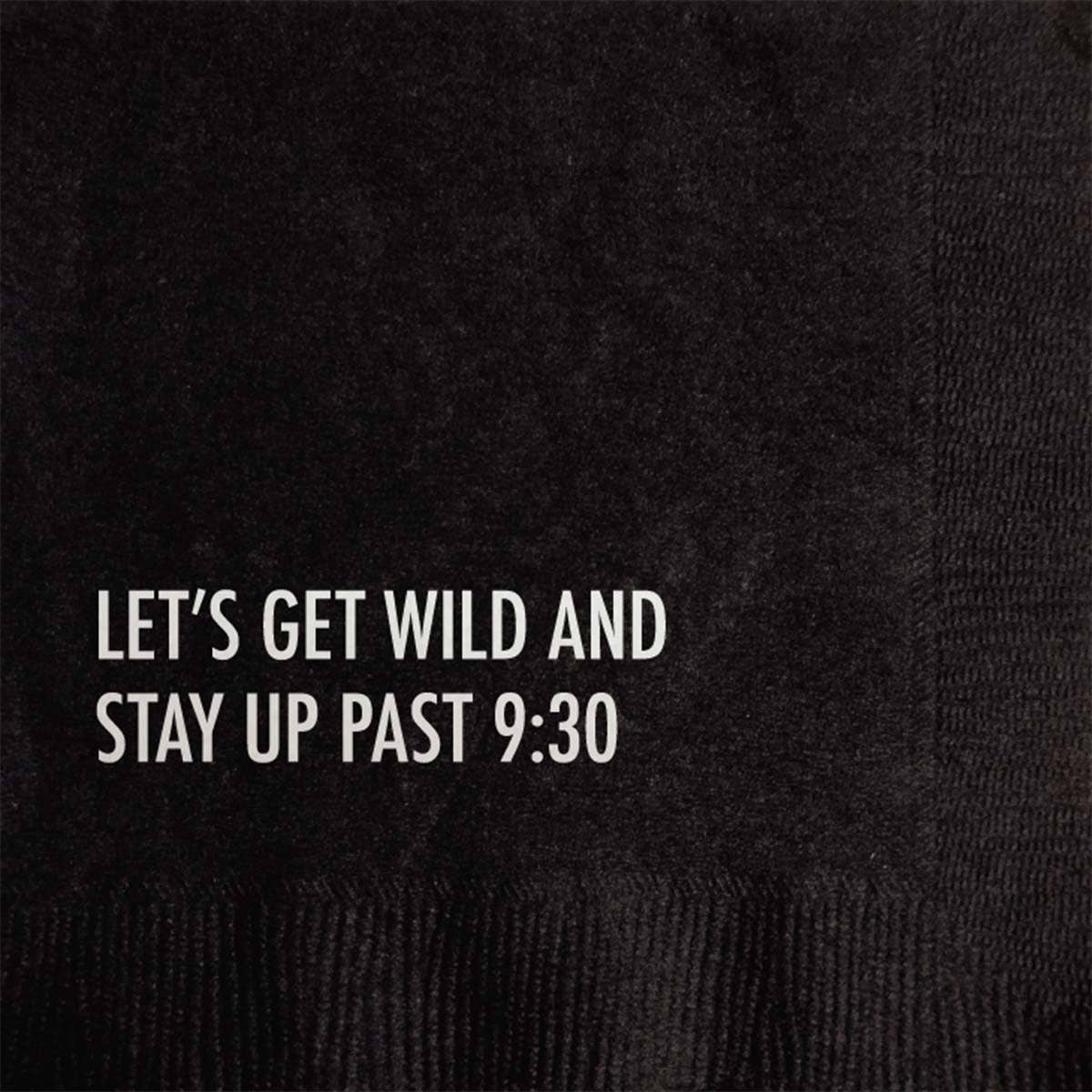 "Let's Get Wild" Cocktail Napkin