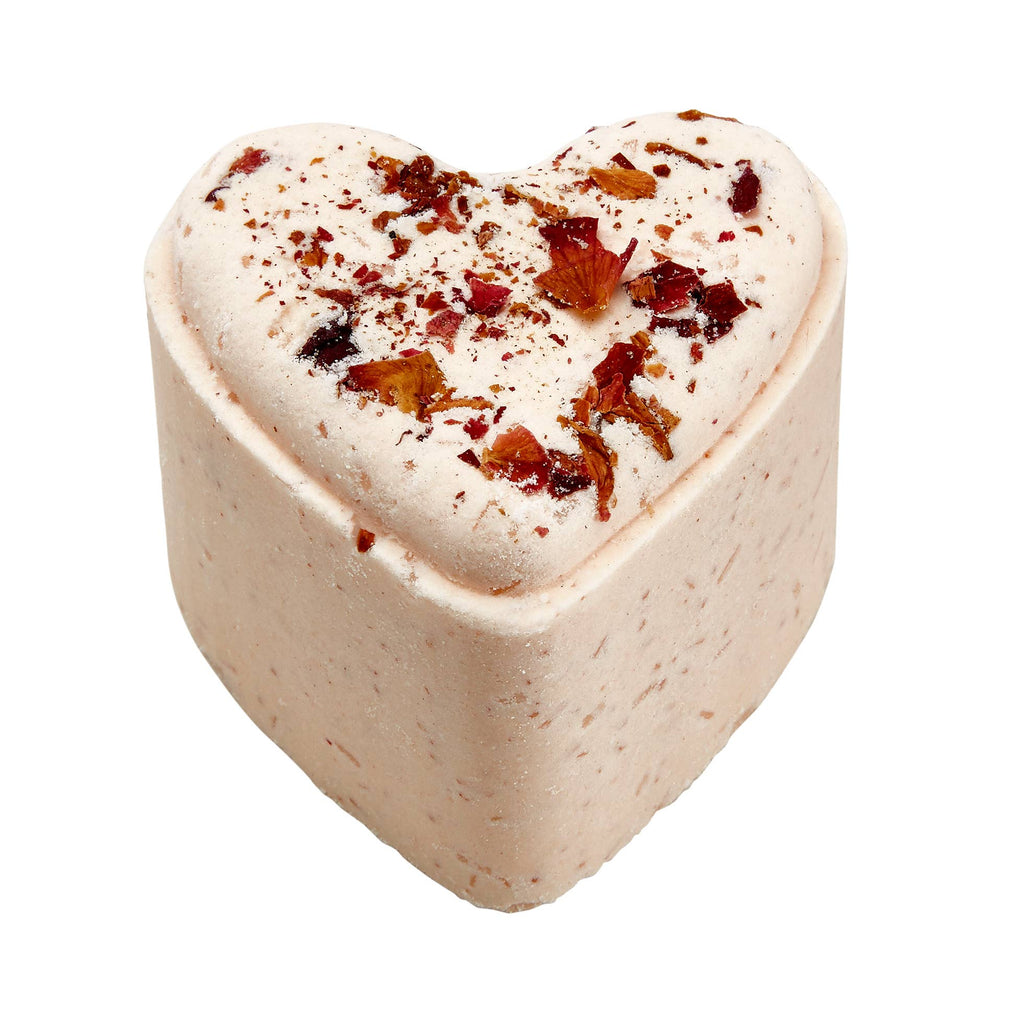 Heart Shaped Secret Garden Bath Bombs with Organic Essential Oils