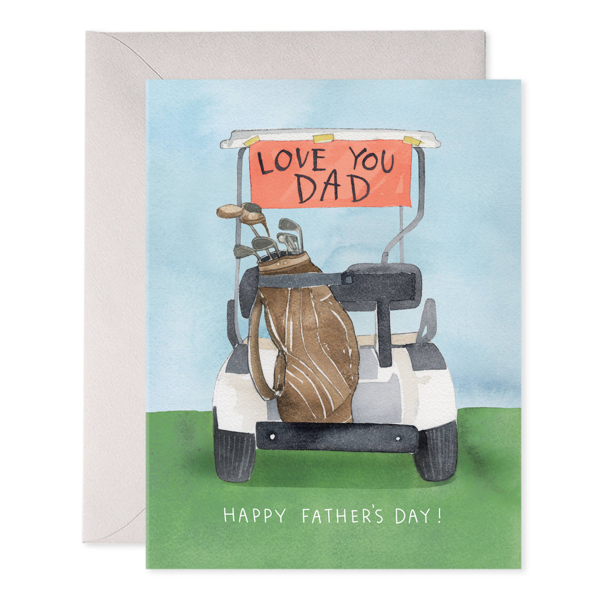 Golf Cart Dad — Father's Day Card