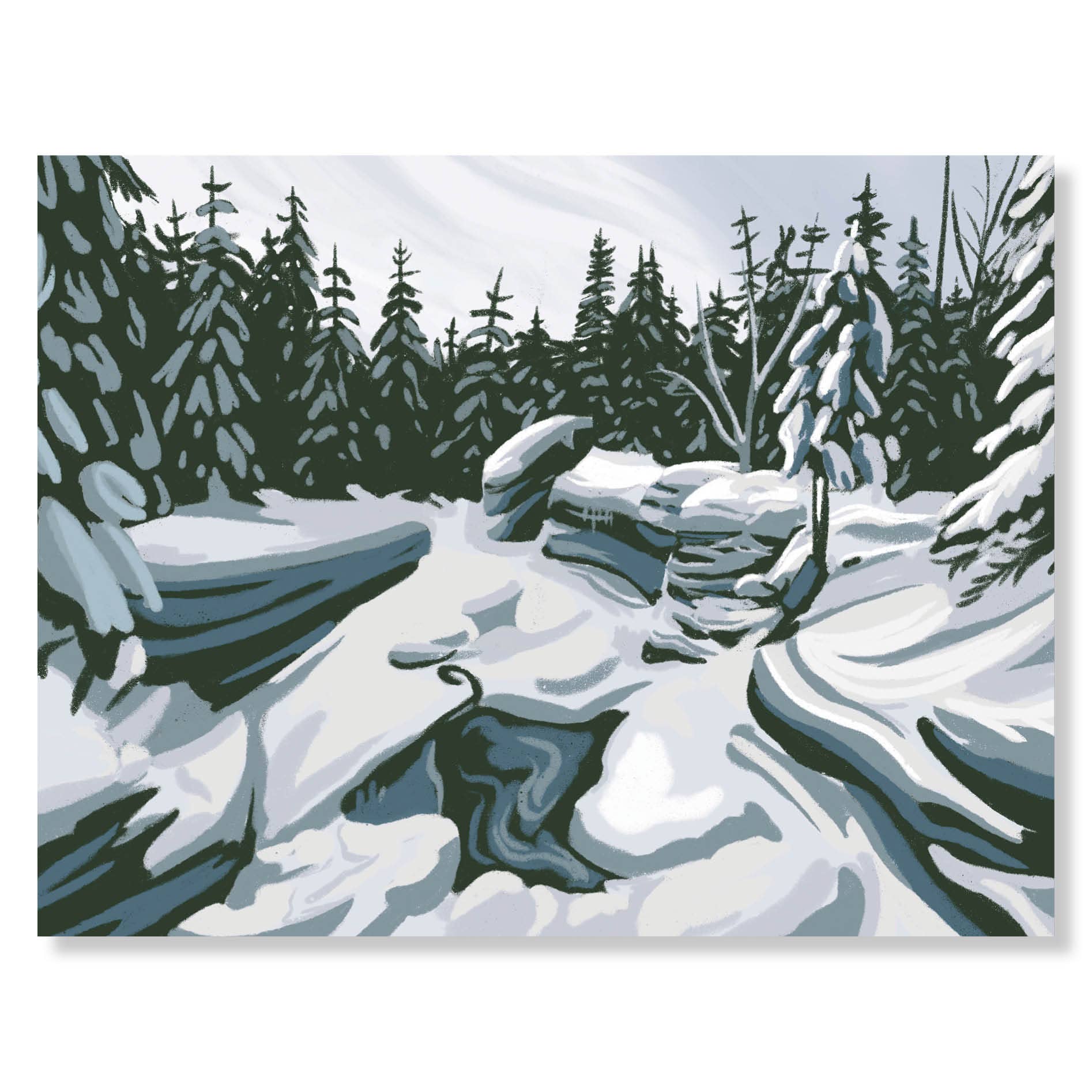Bretton Woods, NH Notecard