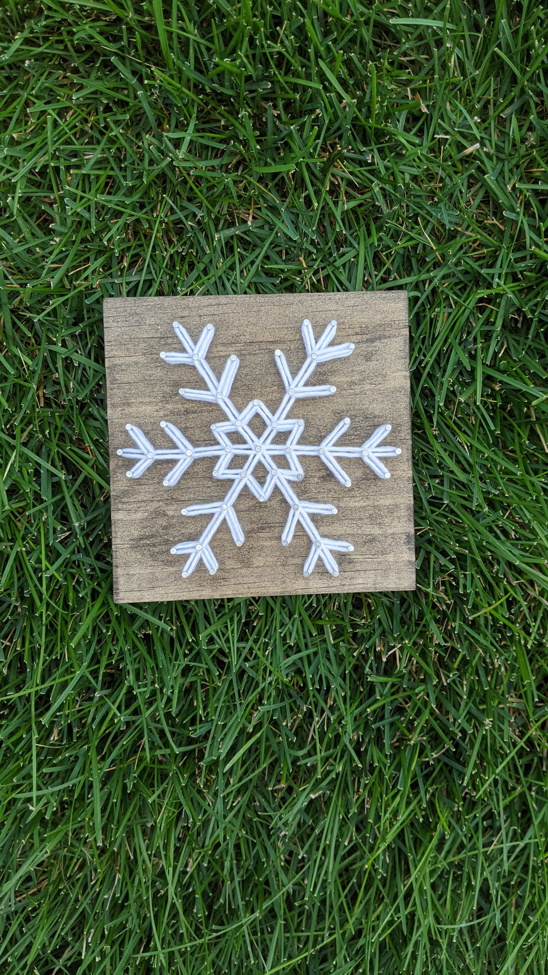 Snowflake String Art - Small Star