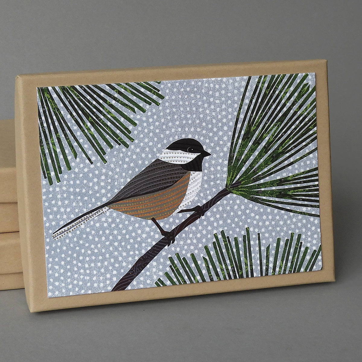 Chickadee Box: 10 Blank Nature-Inspired Christmas Cards