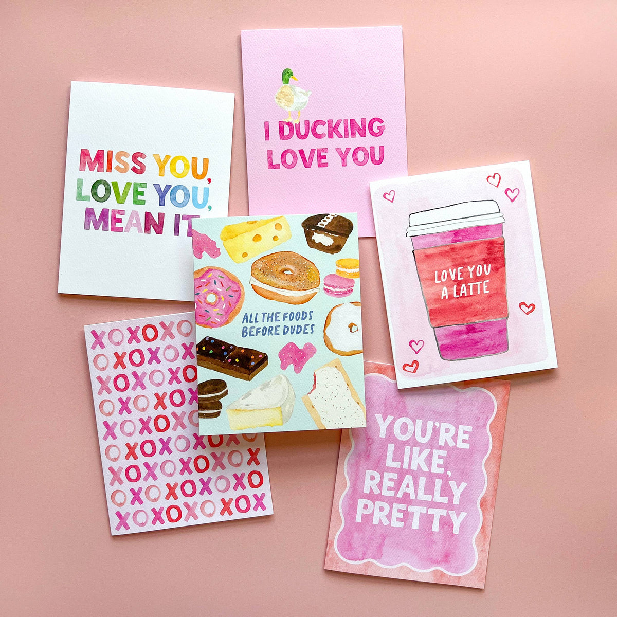 X's and O's — Valentine's Day & Galentine's Card
