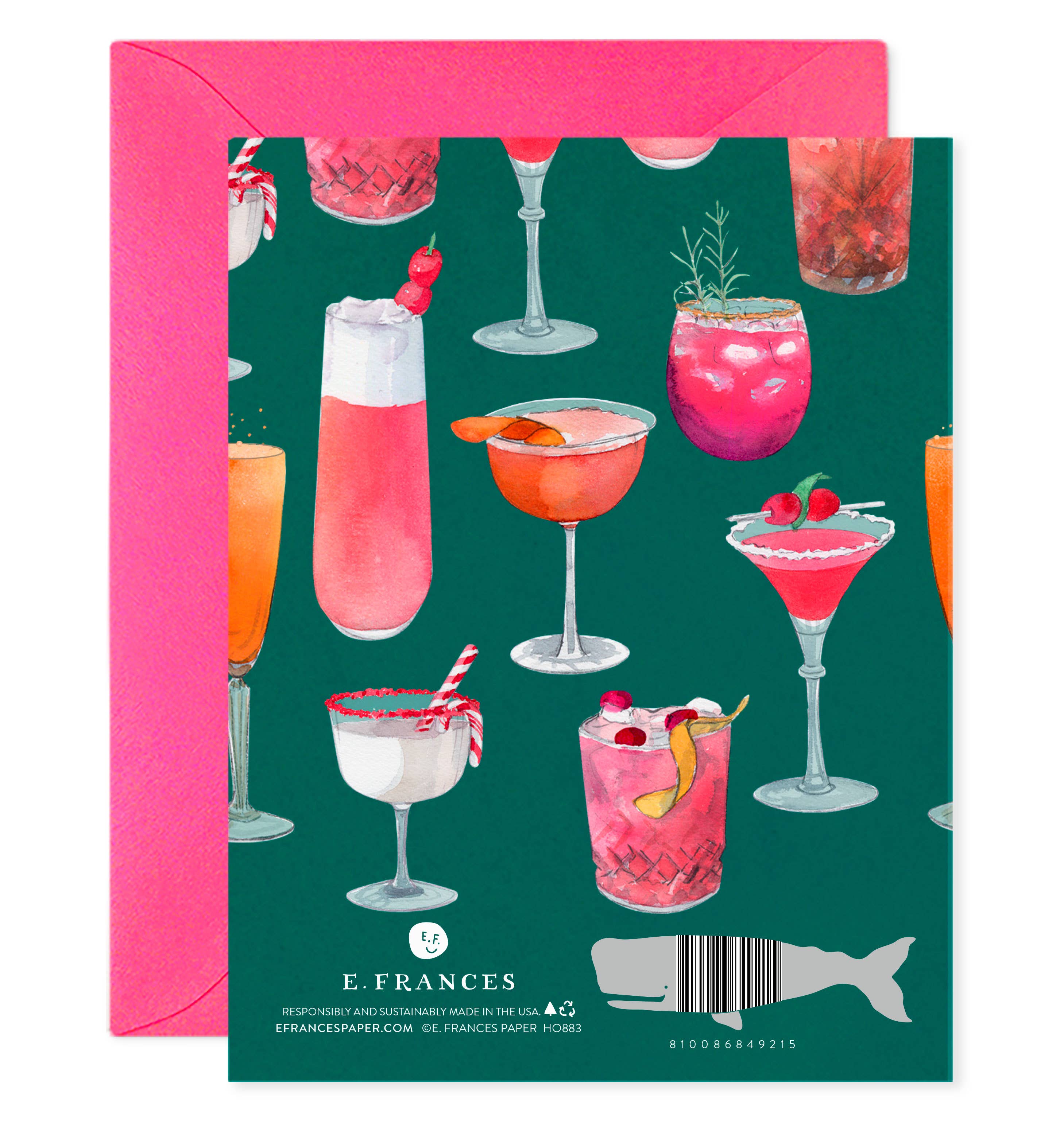 Making Spirits Bright — Holiday Cocktail Card