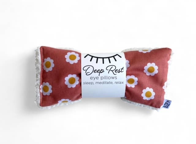 Deep Rest Eye Pillow | Terra Cotta Daisy