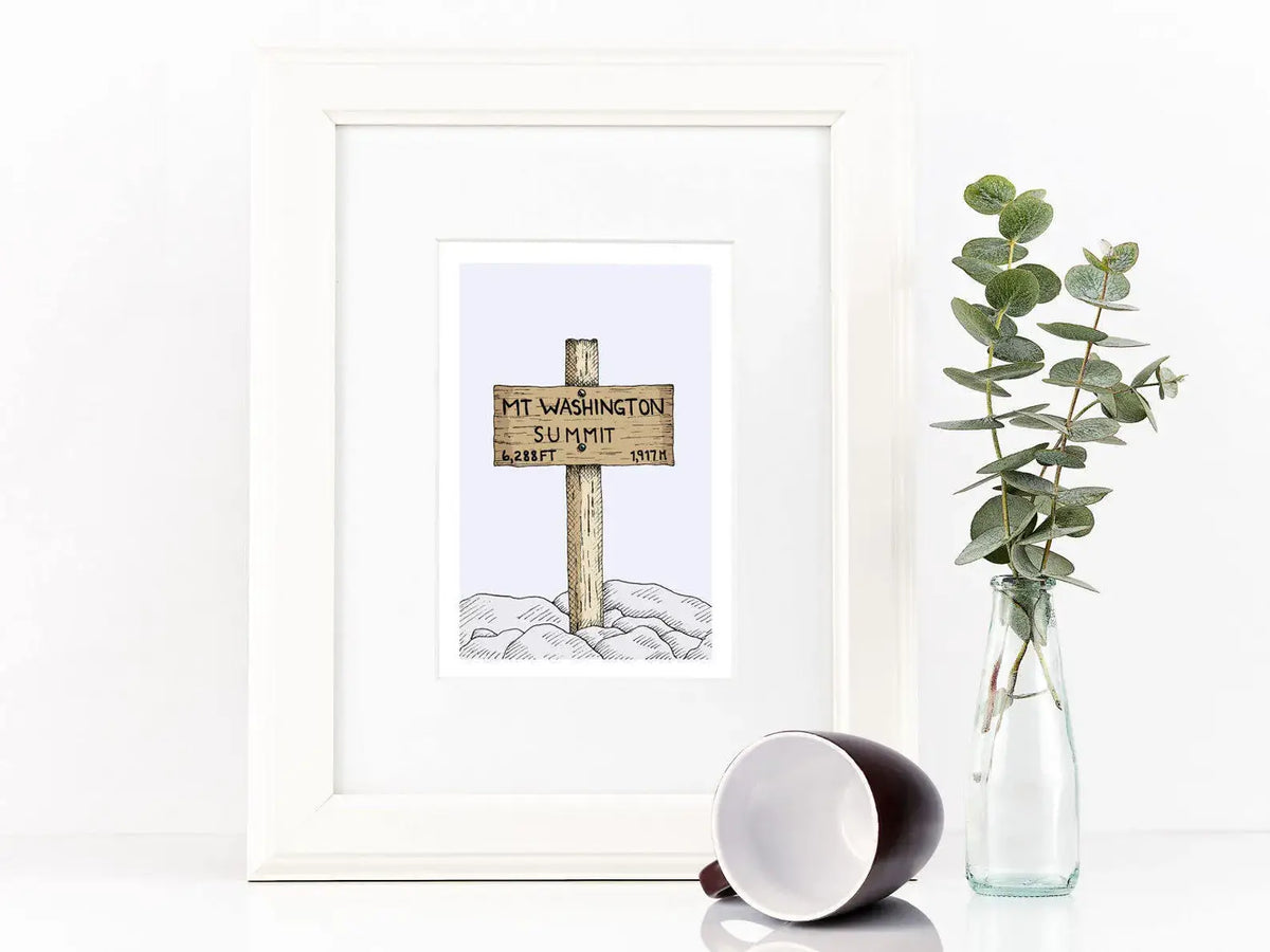 Washington Summit Sign Print