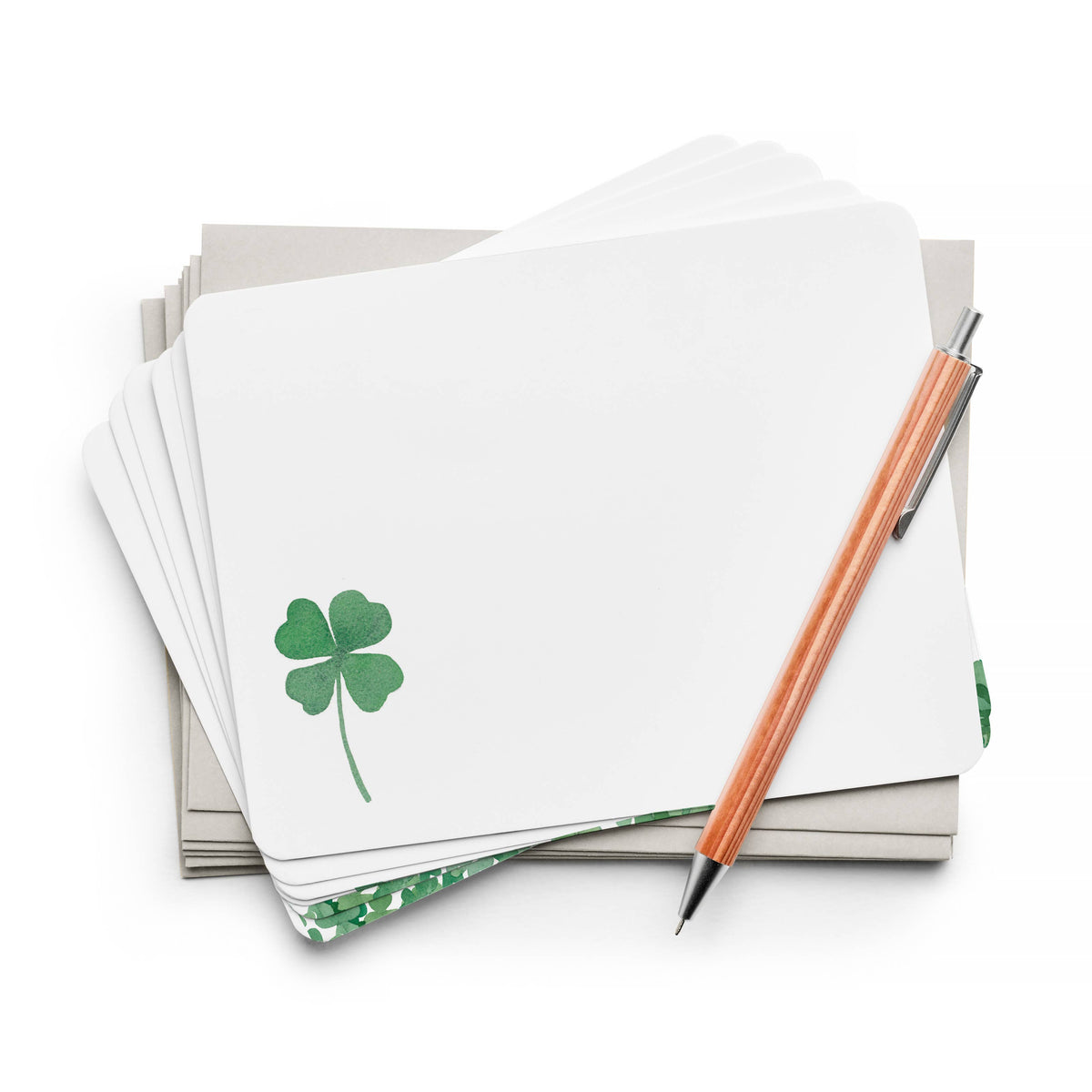 Shamrock Flat Notes — Boxed Set of 8
