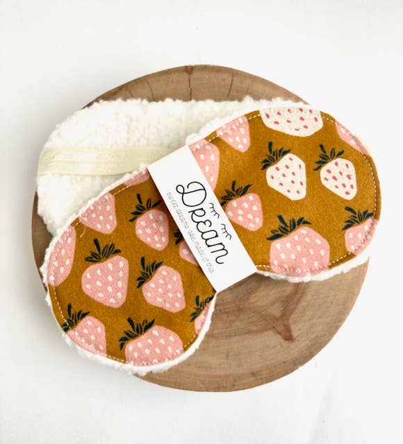 Sweet Dreams Sleep Mask | Vintage Strawberry