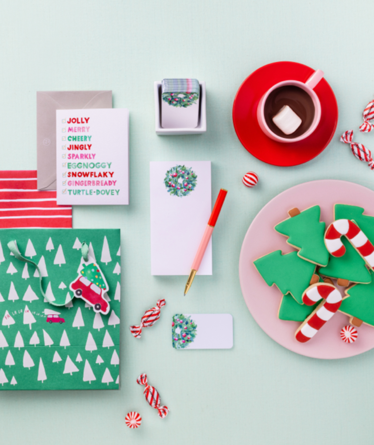 Peppermint Little Notes® — Mini Notecard Set