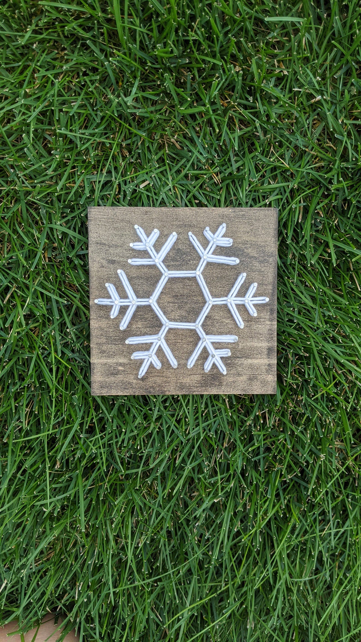 Snowflake String Art - Hexagon