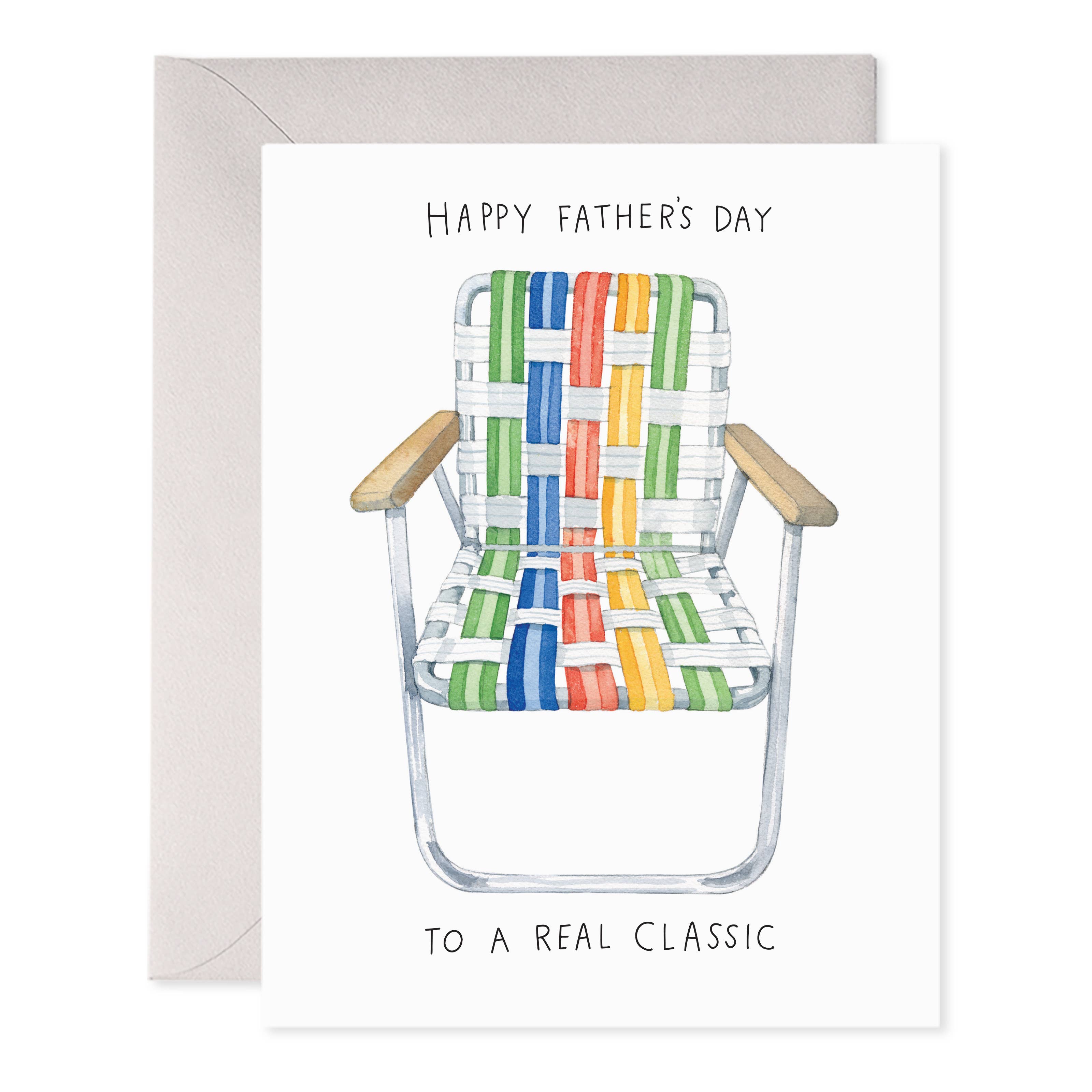 Lawn Chair Dad — Father’s Day Card