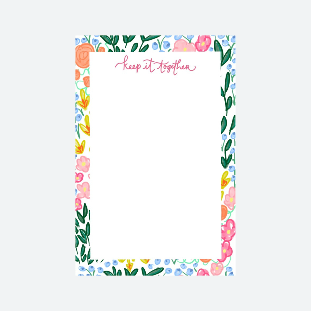 Lauren Floral Notepad - Keep It Together