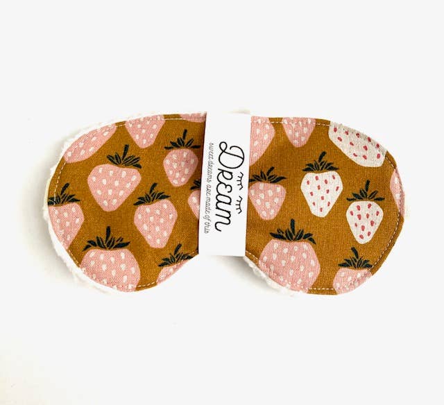 Sweet Dreams Sleep Mask | Vintage Strawberry