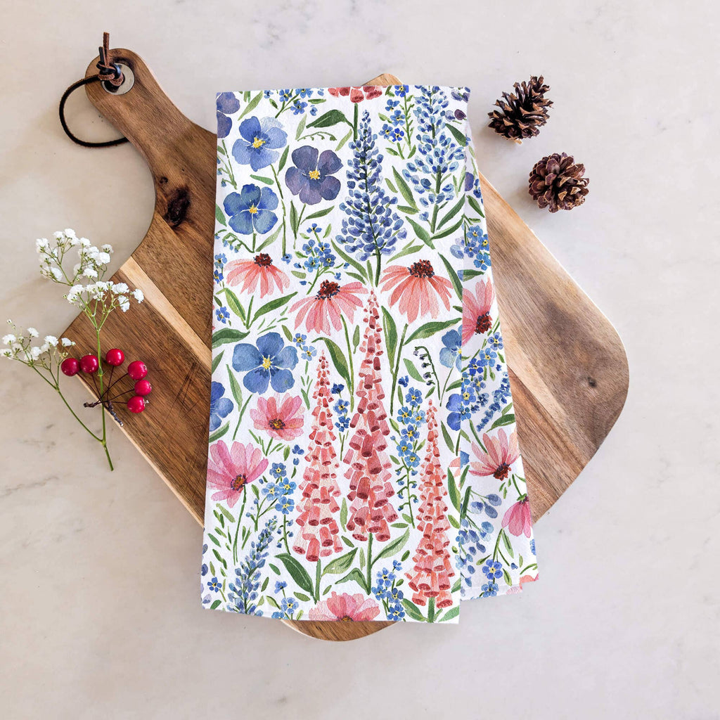 Wildflower Tea Towel | Summer Floral Design
