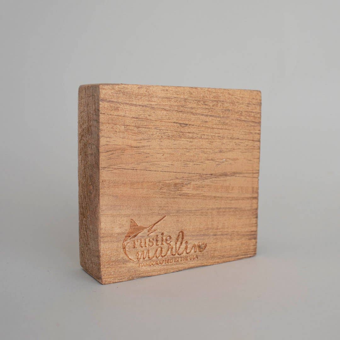 Merry Little Christmas Decorative Wooden Block