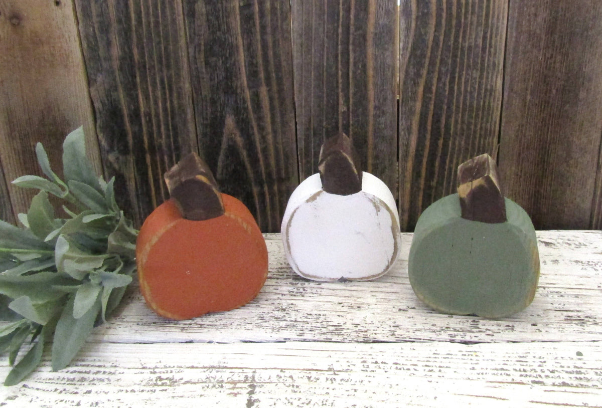 Rustic Chunky Pumpkin Fall Table Decor