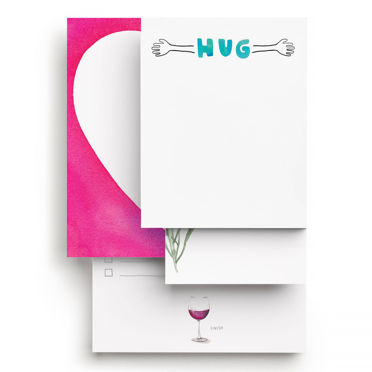Happy Dots Exclamation — Chunky Notepad