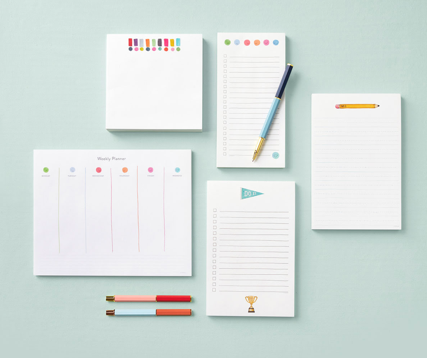 Happy Dots Exclamation — Chunky Notepad