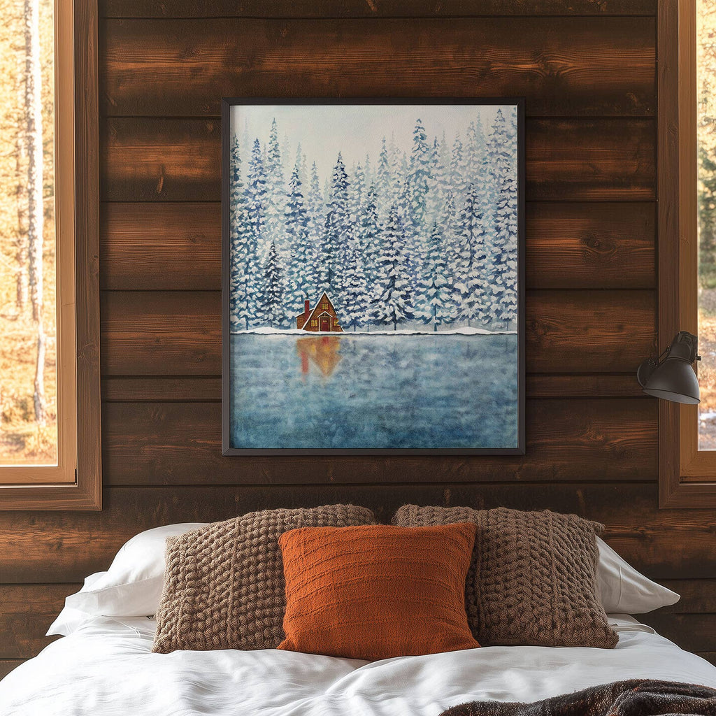 Winter Relections | Watercolor Art Print