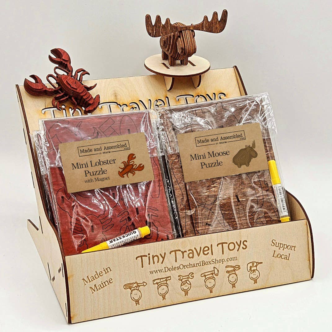 3D Wooden Mini Moose Puzzle