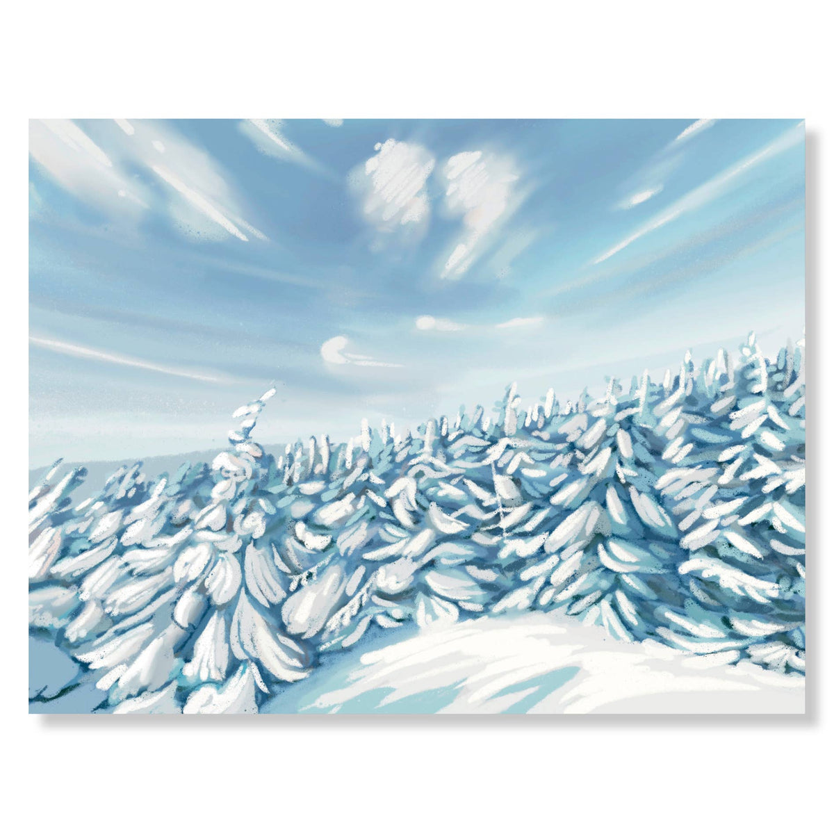 Cannon Mountain, NH Notecard