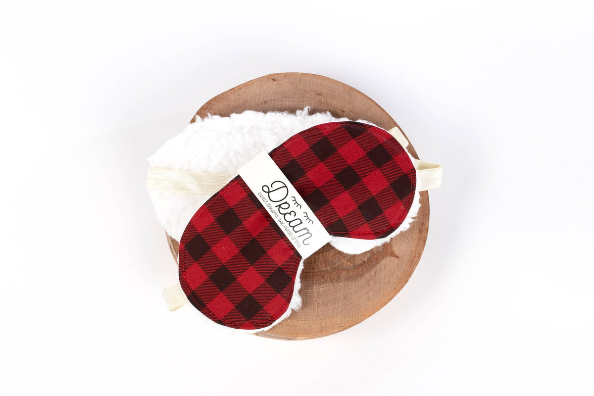 Sweet Dreams Sleep Mask | Buffalo Check