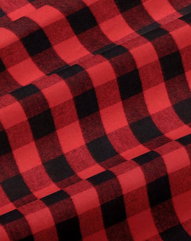 New Hampshire Baby Bodysuit — Buffalo Check Flannel