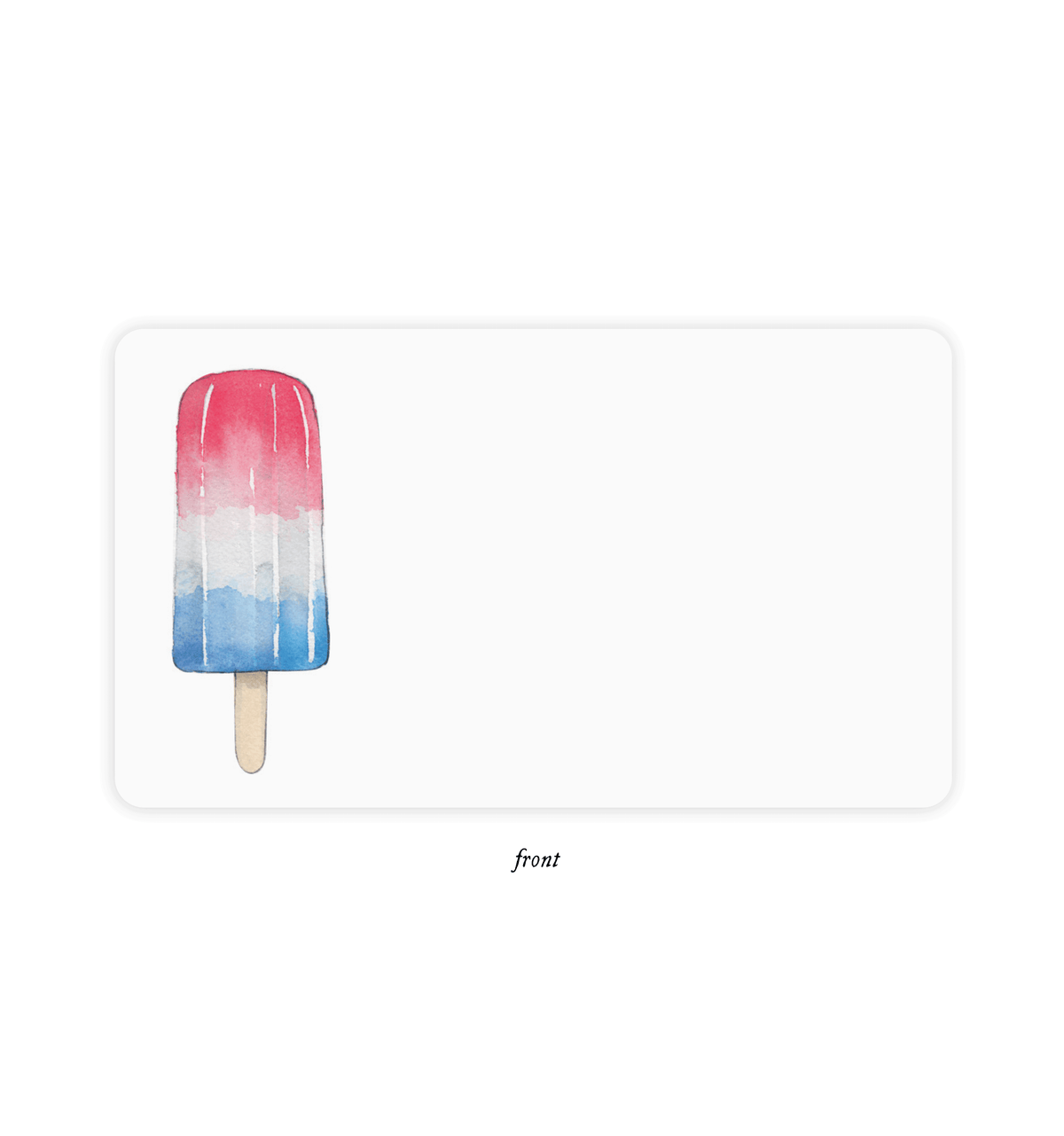 Patriotic Popsicle Little Notes® — Mini Notecard Set