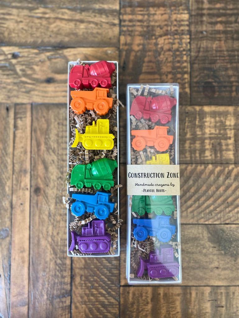 Construction Zone Crayon Gift Set