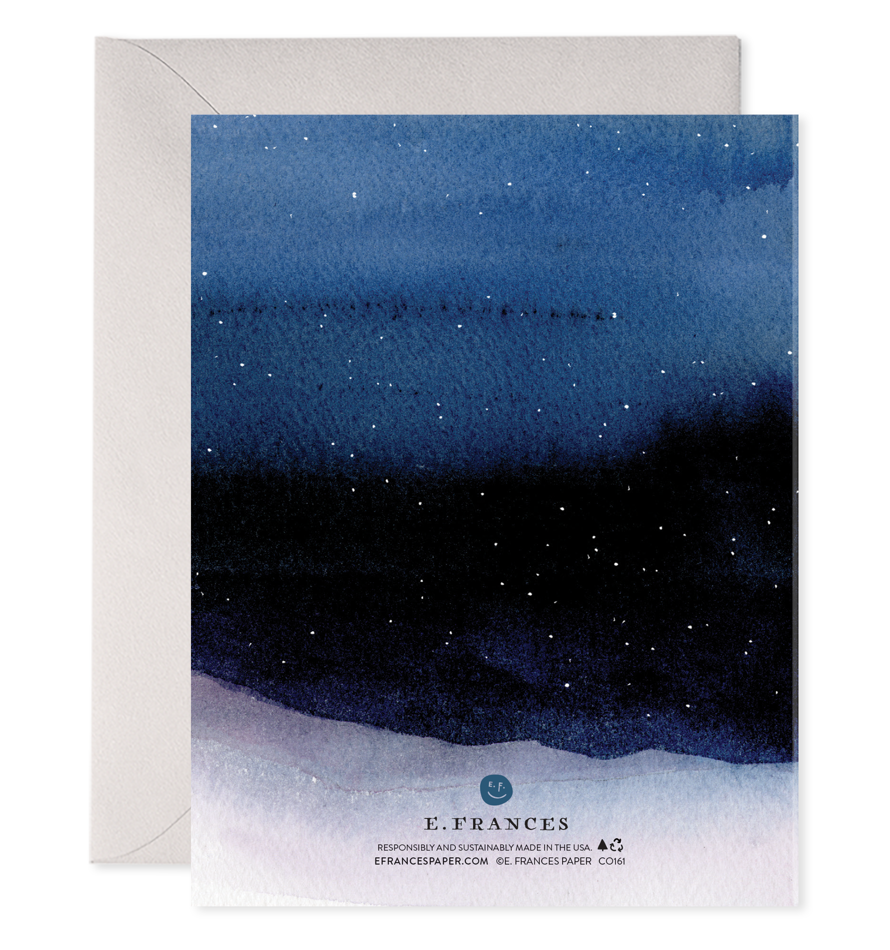 Night Sky Sending Love Greeting Card
