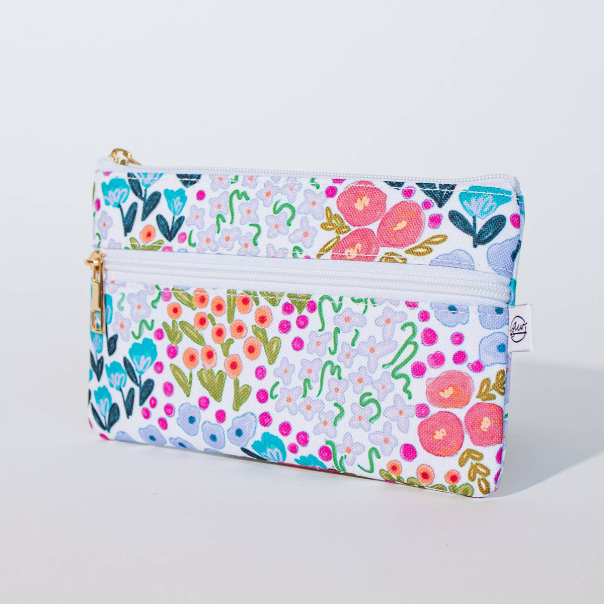 Ellender White Floral Pencil Pouch