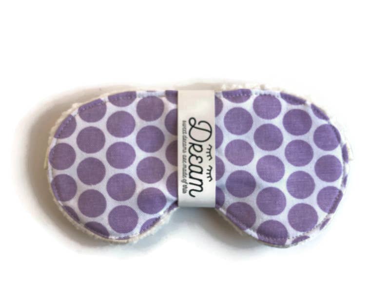Sweet Dreams Sleep Mask | Lavender Dot