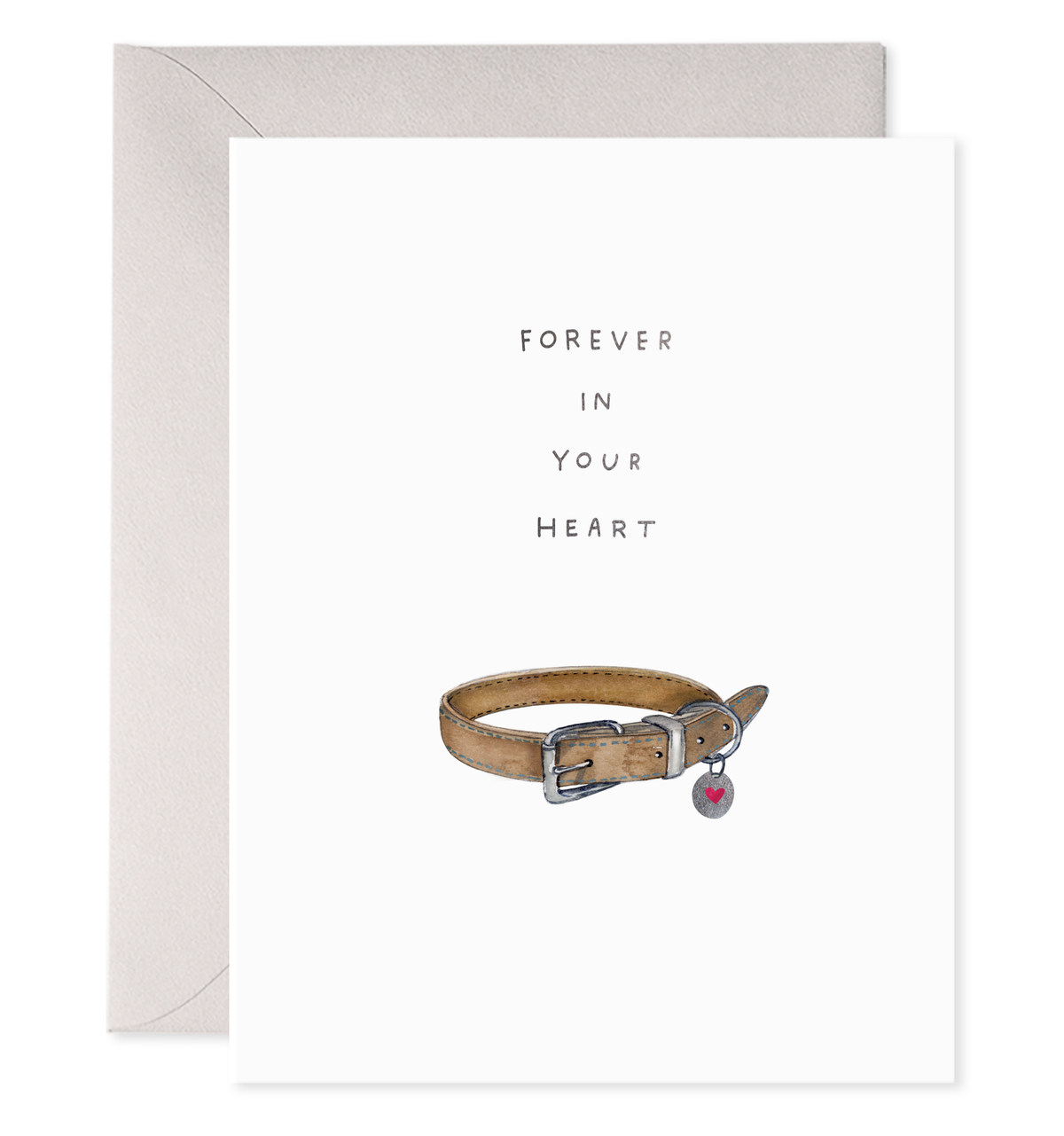 Pet Collar — Pet Loss Sympathy Card