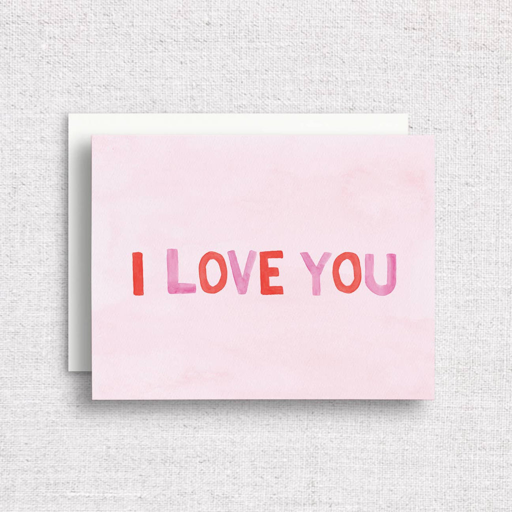 I Love You Valentine's Day Greeting Card