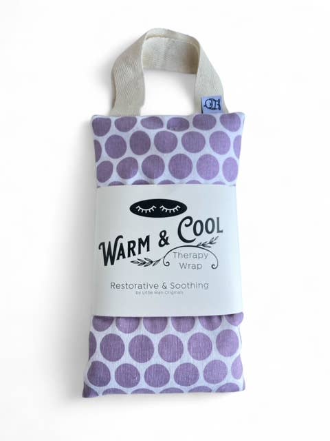 Warm & Cool Therapy Wrap | Lavender Dot