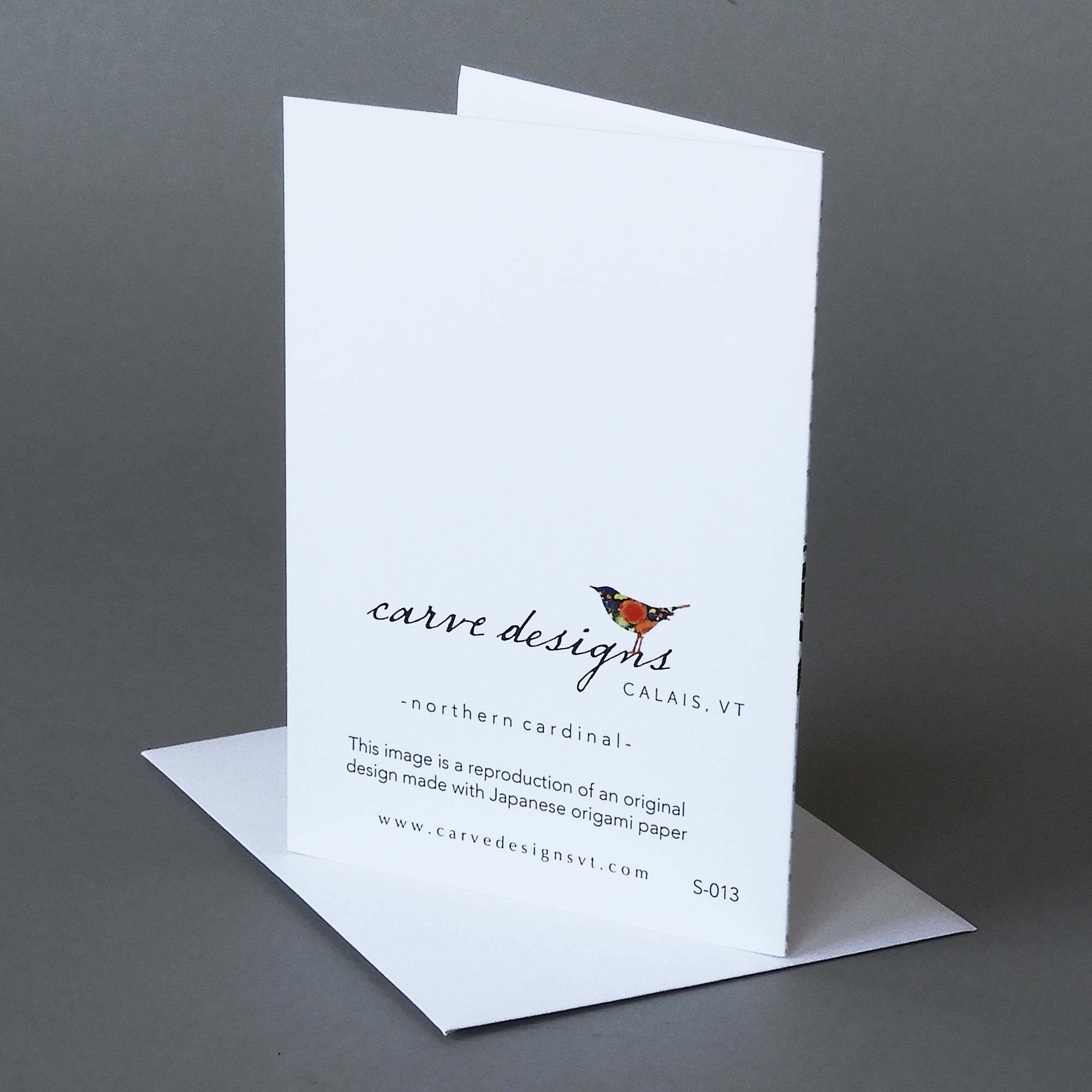 Cardinal Notecard