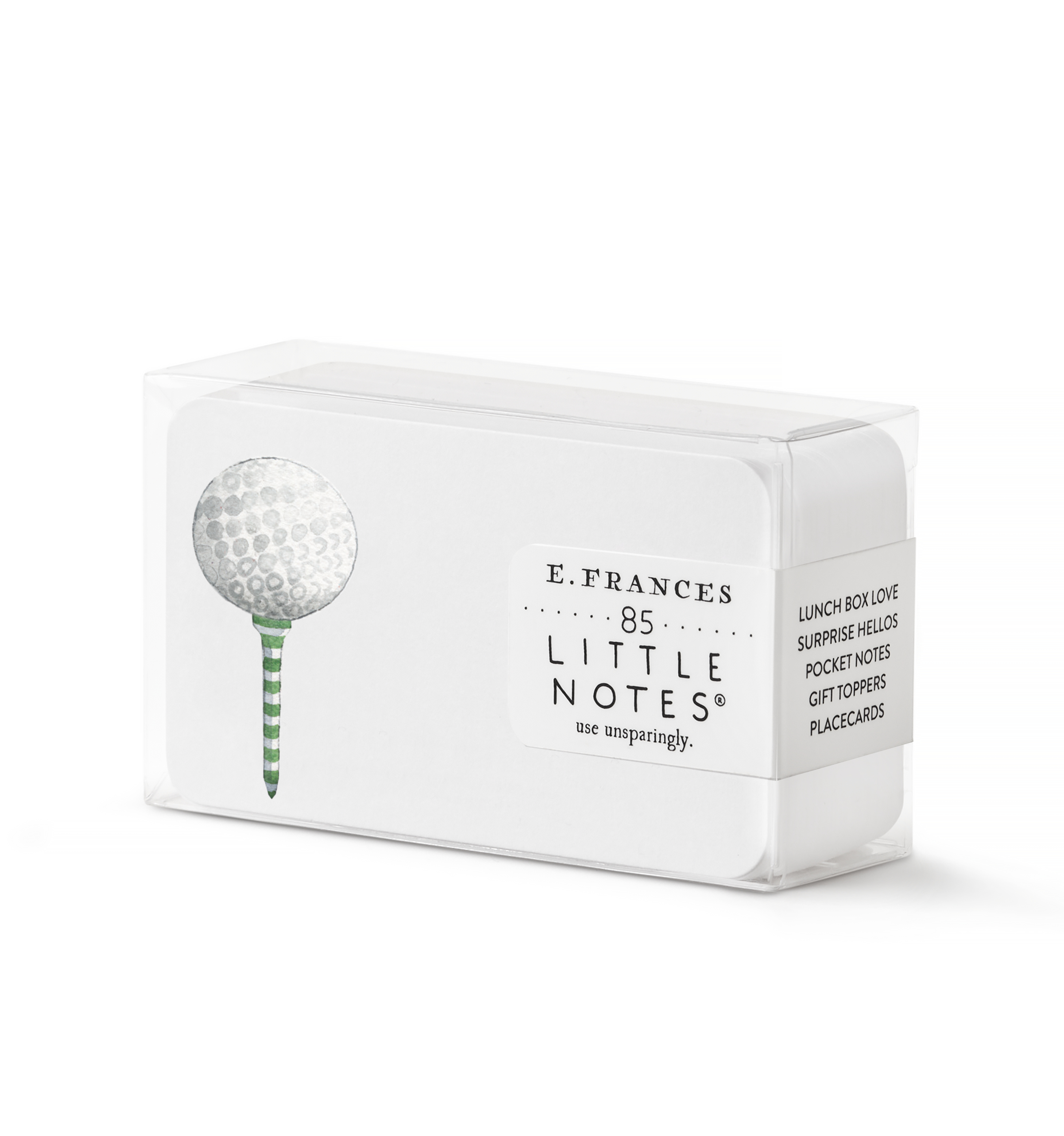 Golf Tee Little Notes® — Mini Notecard Set