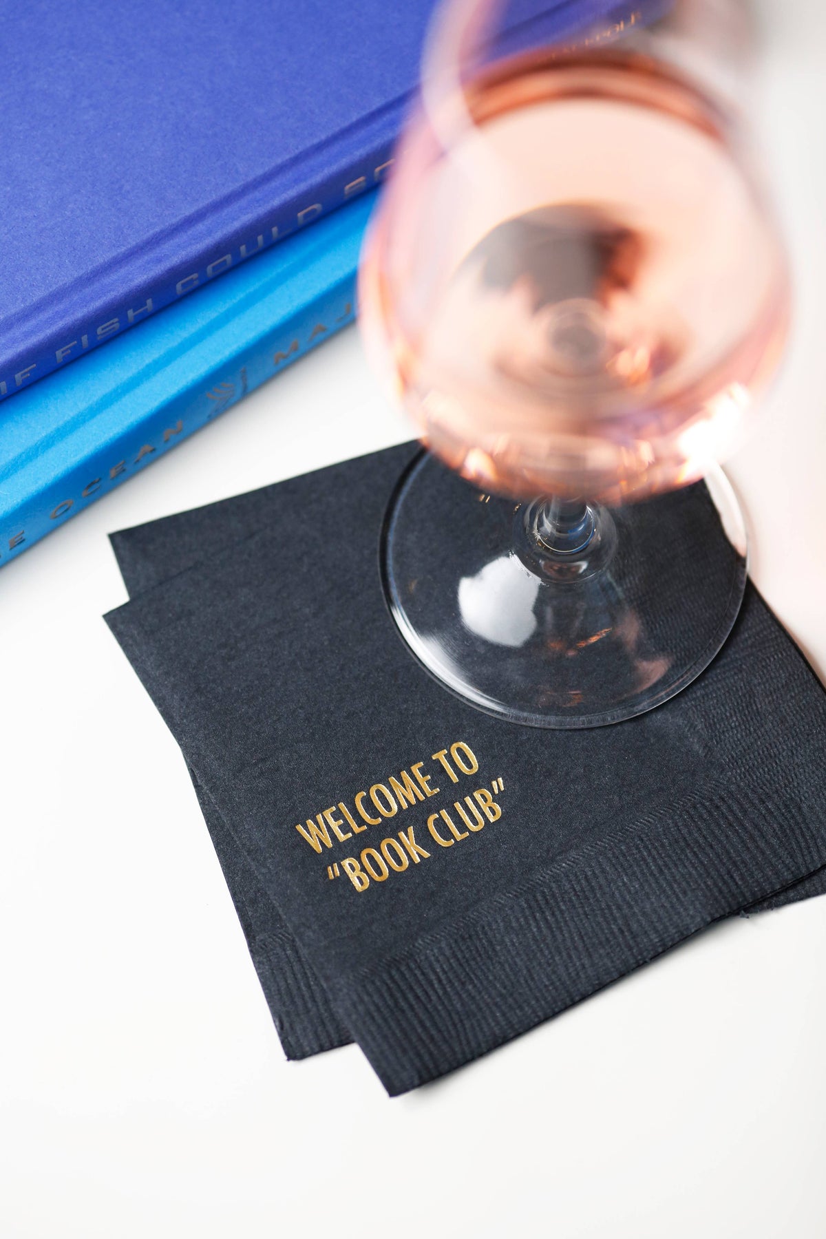 "Welcome to Book Club" Cocktail Napkin