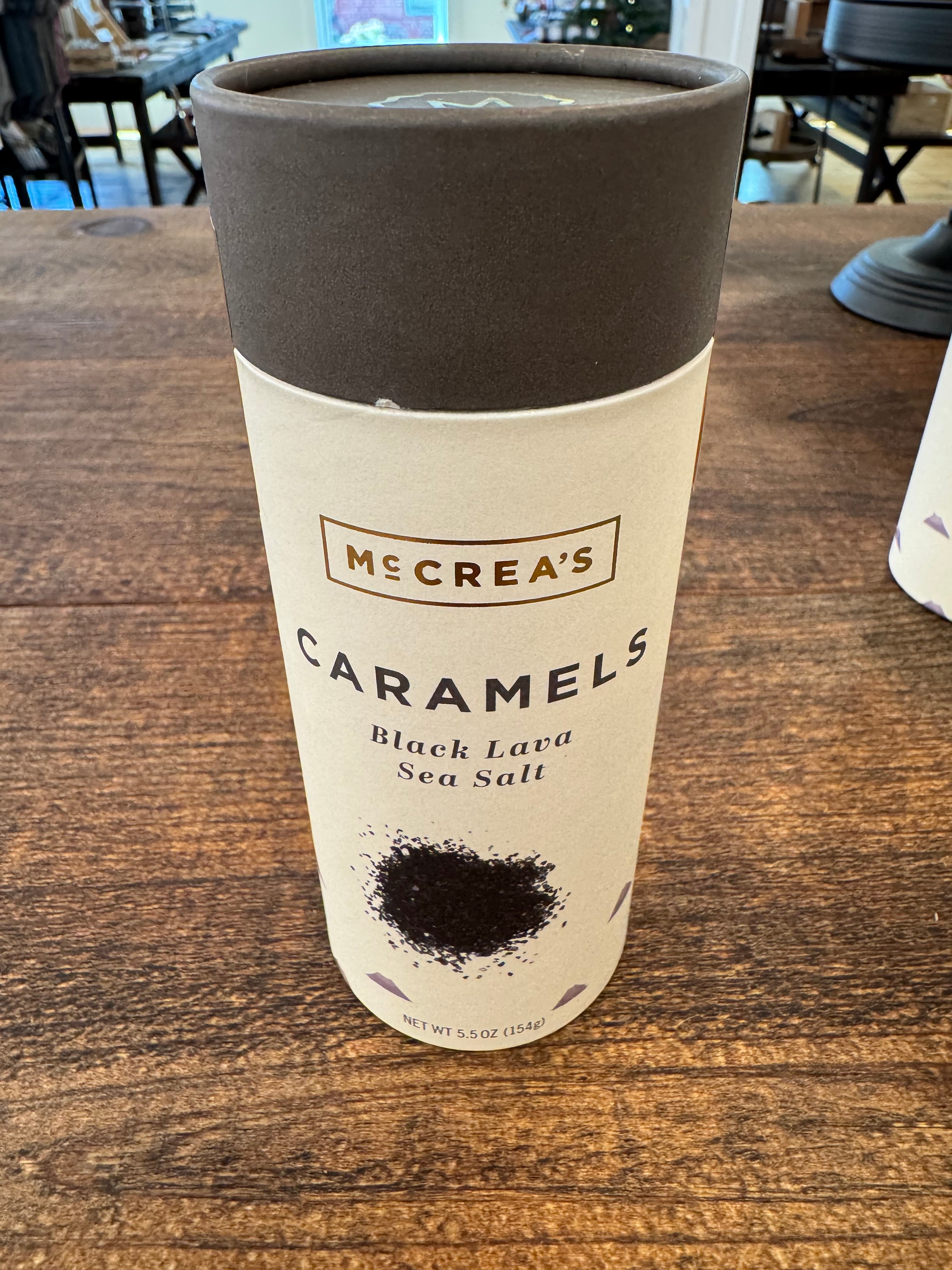 Black Lava Sea Salt Caramels – 5.5oz Tube