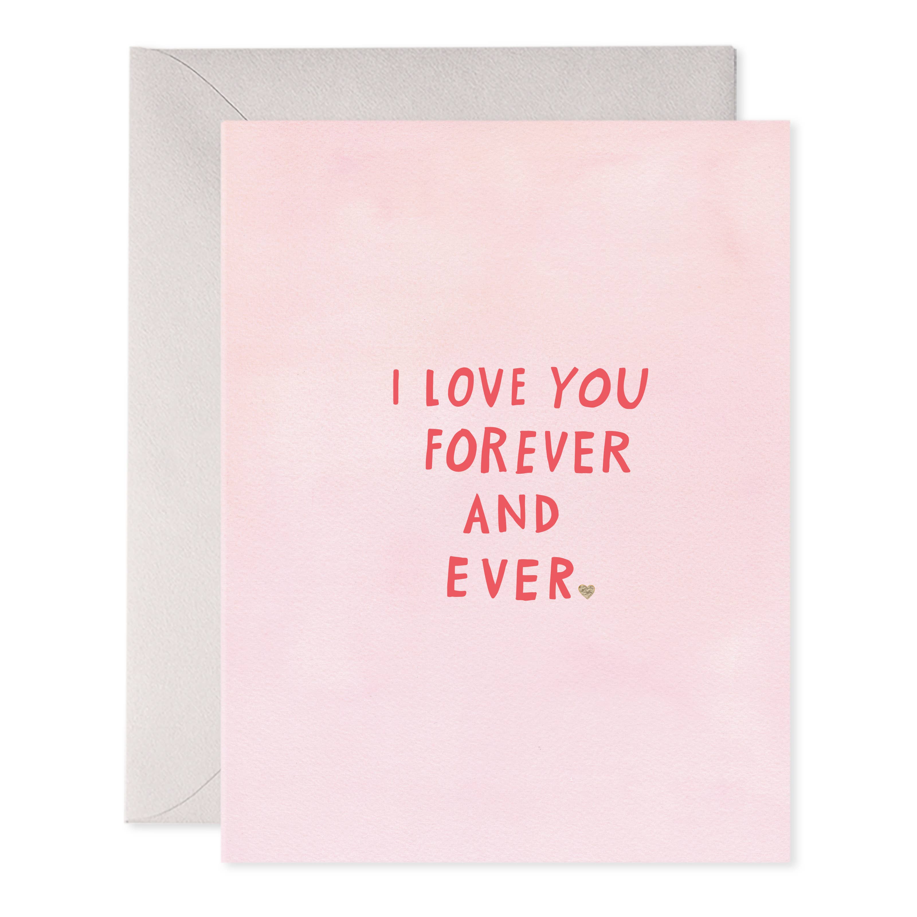 Pink Forever and Ever — Valentine's Day Card