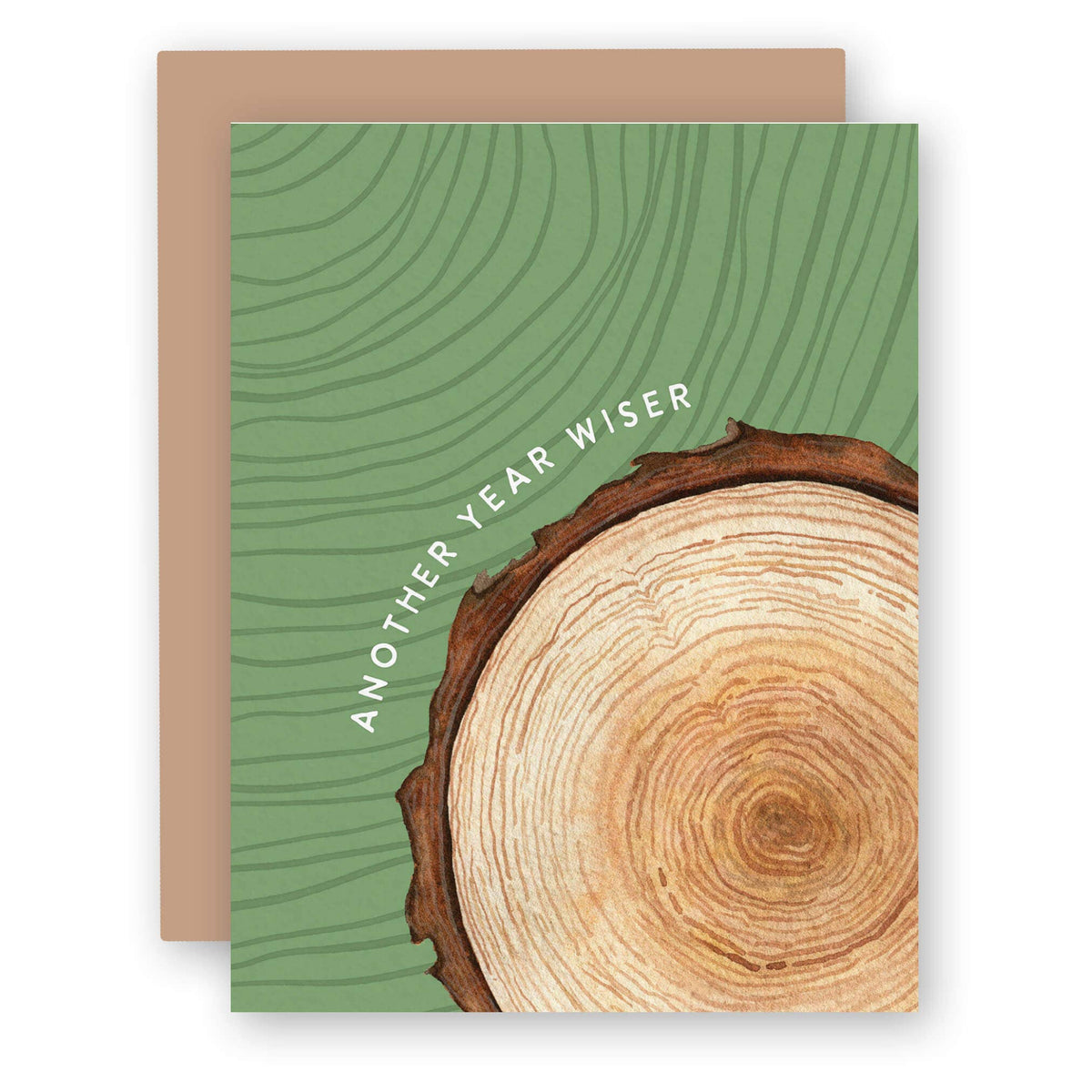 Another Year Wiser | Tree Ring Birthday Card