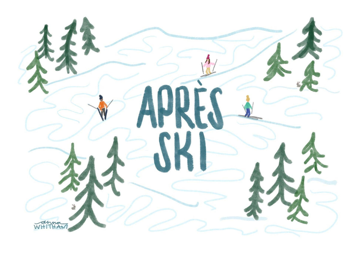 Apres Ski Tea Towel